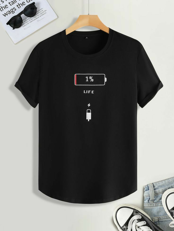 Playera Bateria Baja - Playera Tecnologia