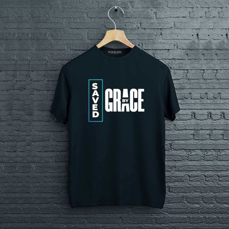 Playera Salvo Por Gracia - Playera Inspiracional